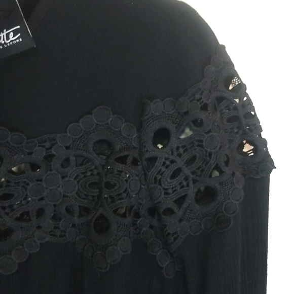 Nanette Lapore Lace Trim Blouse - Picture 5 of 5